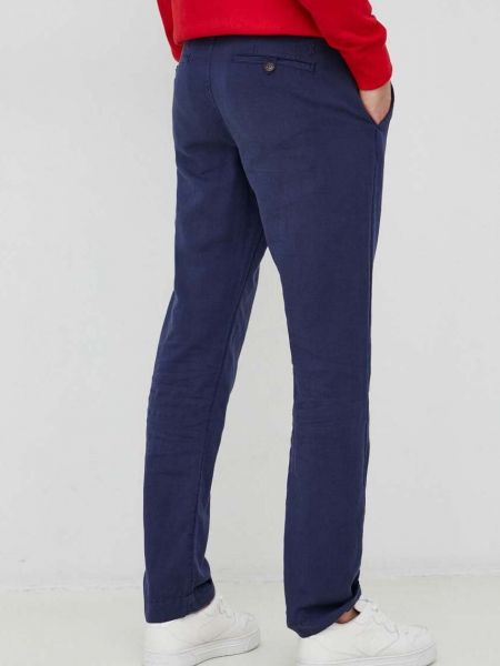 Jednobarevné kalhoty Polo Ralph Lauren béžové