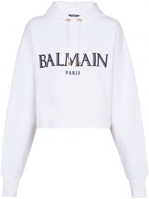 Hoodie Balmain vit