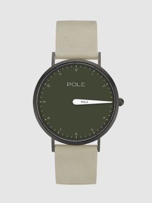Кожаные аналоговые часы Pole Watches