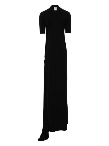 Drapiruotas vakarinė suknelė Prototypes juoda