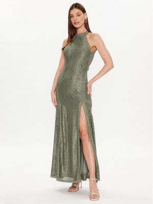 Вечерна рокля slim Guess зелено