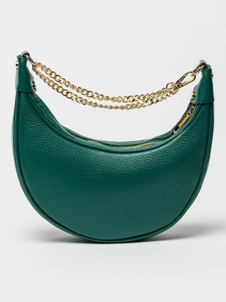 Кожаная сумка Antonia Moretti зеленая