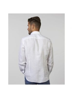 Camisa de algodón Hackett blanco