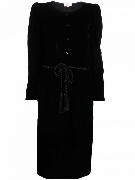 Vestido midi Valentino Pre-owned negro