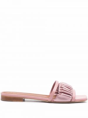 Kožené sandály Malone Souliers růžové