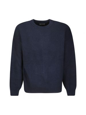 Sweter z okrągłym dekoltem Colorful Standard niebieski