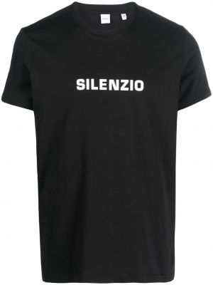 T-shirt con stampa Aspesi nero