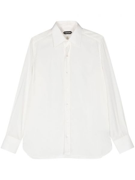 Košile s knoflíky Tom Ford bílá