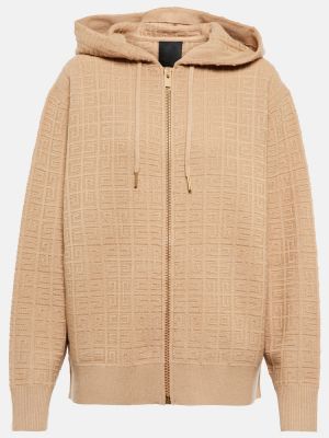 Hoodie in tessuto jacquard Givenchy beige