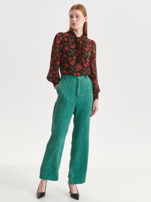 Zelené manšestrové kalhoty Top Secret