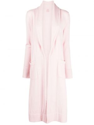 Kašmírový kabát Teddy Cashmere růžový