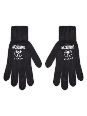 Rokavice Moschino črna