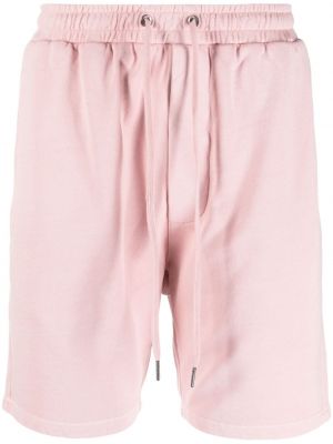Pantaloni scurți din bumbac Ksubi roz