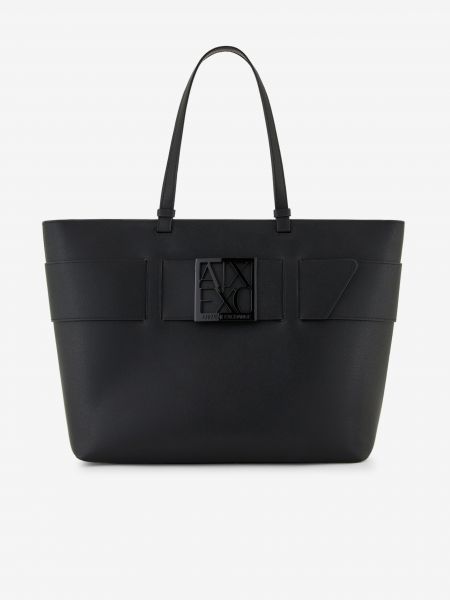 Nákupná taška Armani Exchange čierna