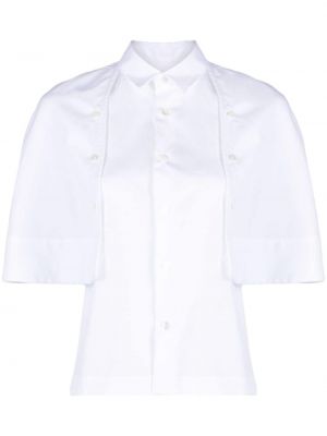 Памучна риза Comme Des Garçons бяло