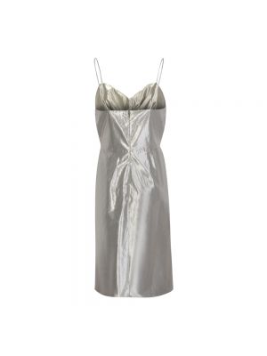 Sukienka mini Maison Margiela srebrna