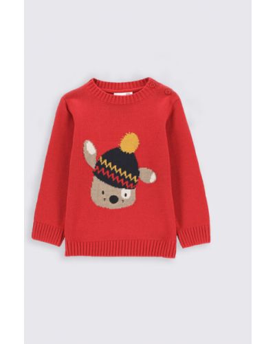 Coccodrillo Sweater ZC2172101CWN Piros Regular Fit