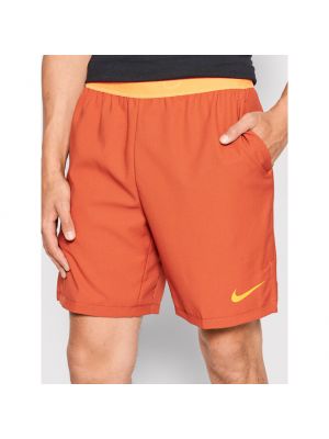 Pantaloni scurți de sport Nike portocaliu