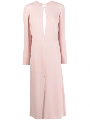 Βραδινό φόρεμα με κομμένη πλάτη Costarellos ροζ
