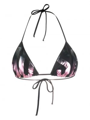 Bikini s printom Moschino crna