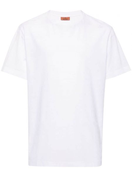 Βαμβακερή μπλούζα Missoni λευκό