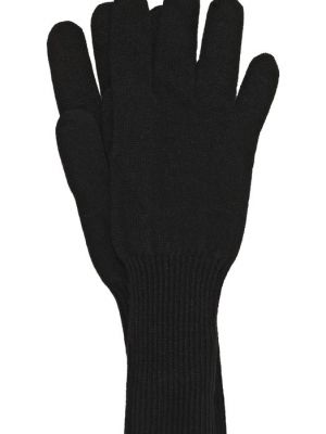 Кашемировые перчатки Jil Sander черные