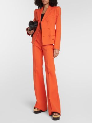 Pantalones de algodón bootcut Sportmax naranja