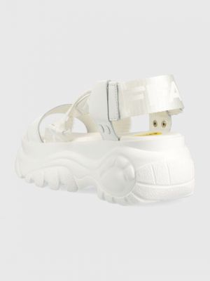 Sandale cu platformă Buffalo alb