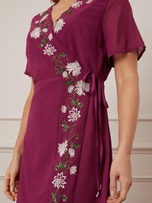 Платье на запах Wallis фиолетовый