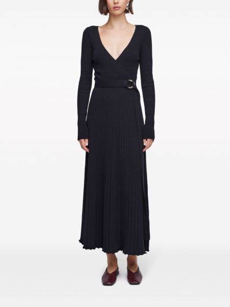 Kleid mit v-ausschnitt Anna Quan schwarz