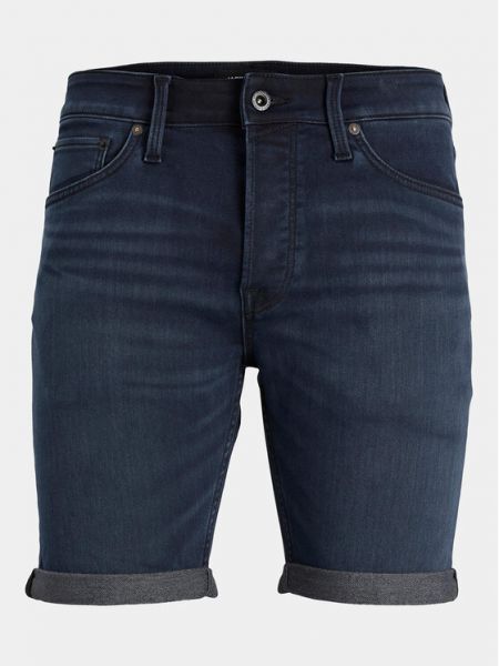 Szorty jeansowe z kieszeniami Jack&jones niebieskie