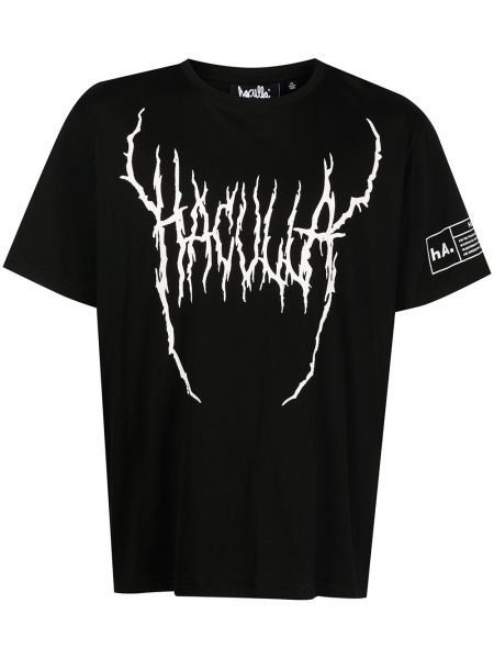 Camiseta con estampado Haculla negro