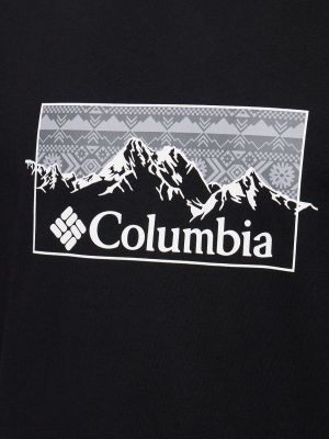 Bavlnené tričko Columbia čierna