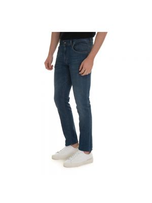 Skinny jeans mit taschen Fay blau