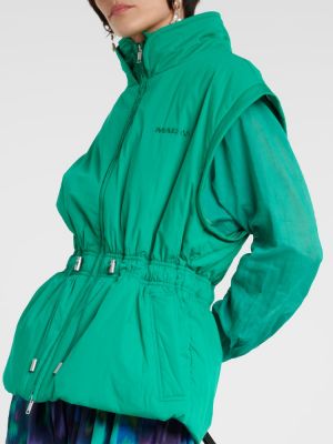 Bavlněná bunda Marant Etoile zelená