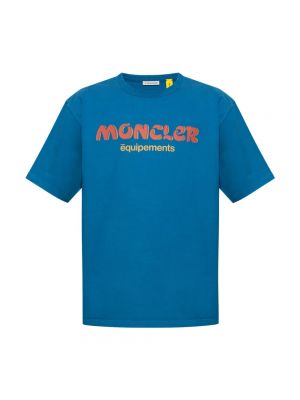 T-shirt en coton Moncler Genius bleu