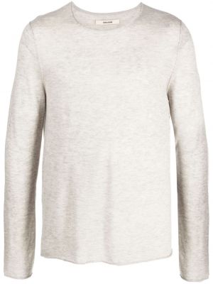 Kašmírový sveter Zadig&voltaire sivá