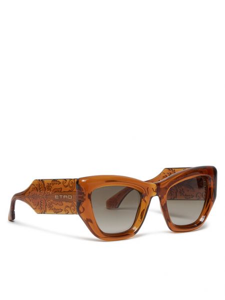 Okulary przeciwsłoneczne Etro brązowe