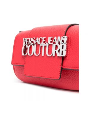 Bolso cruzado Versace Jeans Couture rojo