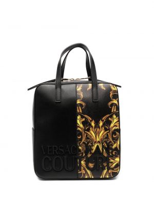 Trykt ryggsekk Versace Jeans Couture svart