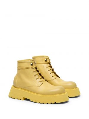Leder ankle boots Marsèll gelb