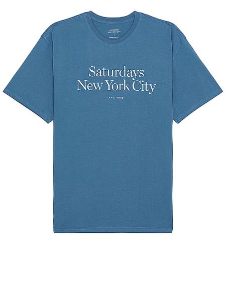 Camiseta Saturdays Nyc azul