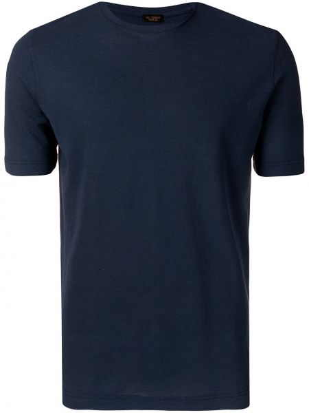 T-shirt aderente Dell'oglio blu