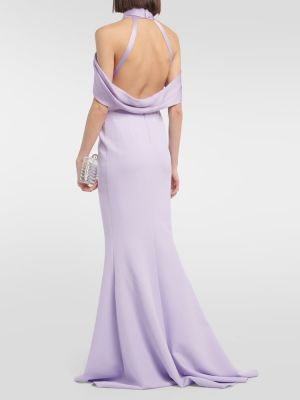 Maksi suknelė satininis Safiyaa violetinė