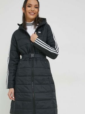 Adidas Originals kurtka damska kolor czarny przejściowa