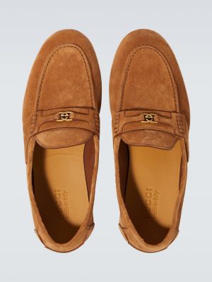 Seemisnahksed loafer-kingad Gucci must