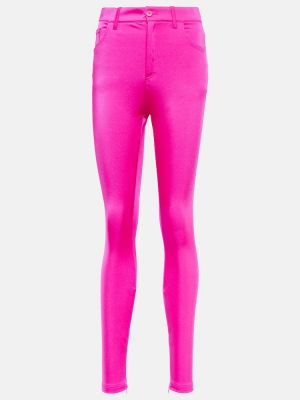 Jersey high waist leggings Balenciaga pink