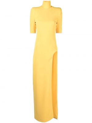 Коктейлна рокля Mônot жълто