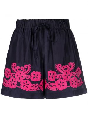 Svilene kratke hlače s cvetličnim vzorcem P.a.r.o.s.h.