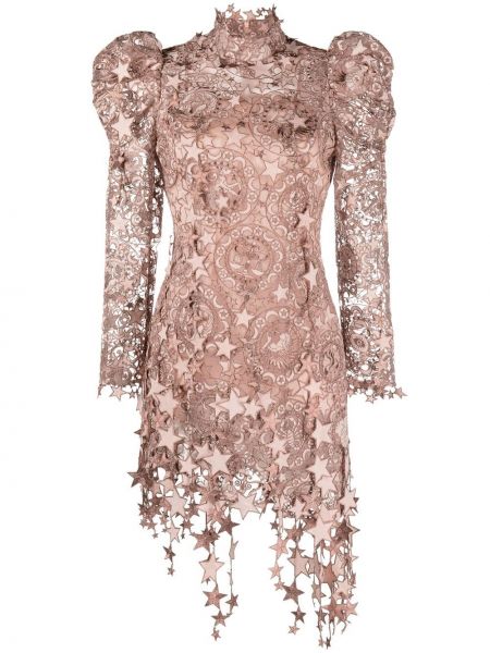 Koktejlkové šaty Zimmermann ružová